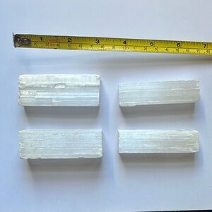 Set of Four Selenite Sticks